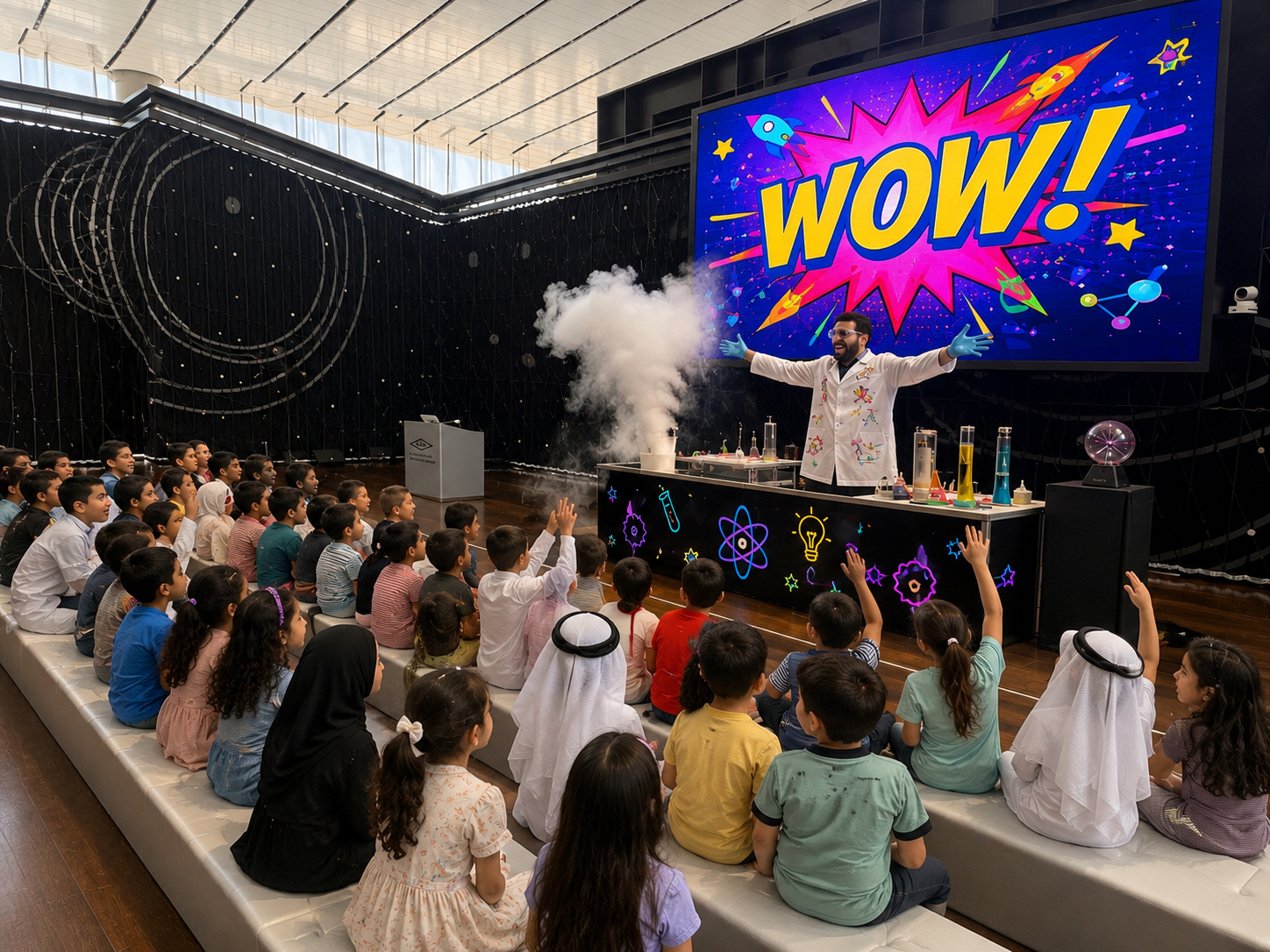 The WOW in Science at the Library!