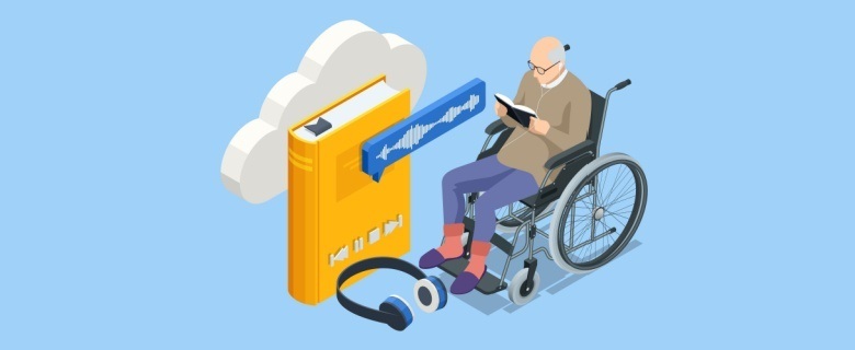 التواصل بين المجتمعات من خلال الشمول: رف الاستماع – نادي الكتاب للمكفوفين التواصل بين المجتمعات من خلال الشمول: رف الاستماع – نادي الكتاب للمكفوفين