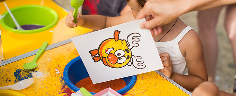 Coloring with Sand