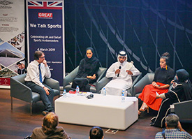 Athletes Share Success Stories at Qatar National Library 