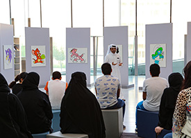 Qatari Artist Shares His Personal Journey at Qatar National Library