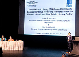 Qatari Librarians Share the Library’s First Year Successes at Global Library Conference
