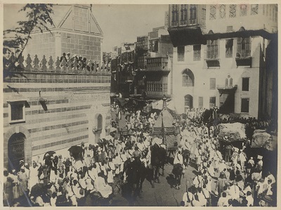 The Mahmal entering the city of Mecca