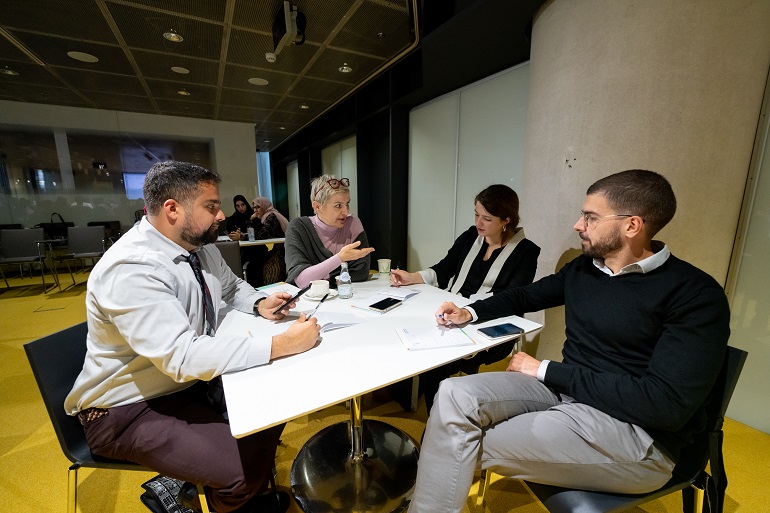 Participants in the Pre-Forum workshop